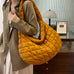 Camilladress Lightweight Quilted Grid Puffer Tote Bag