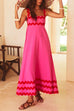 Camilladress Empire Waist Ric Rac Maxi Vacation Dress