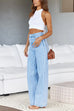 Camilladress Distressed Wide Leg Boyfriend Denim Pants