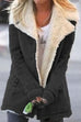 Camilladress Lapel Button Down Fuzzy Lined Jacket