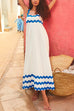 Camilladress Empire Waist Ric Rac Maxi Vacation Dress