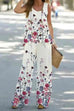 Camilladress Printed Sleeveless Tank Top and Wide Leg Pants Set