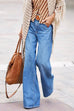 Camilladress High Waist Wide Leg Straight Denim Pants