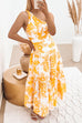 Camilladress One Shoulder Sleeveless Printed Swing Maxi Dress