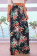 Camilladress Tie Waist Wide Leg Bohemia Printed Beach Pants