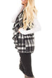 Camilladress Lush Sleeveless Plaid Jacket Vest with Pockets