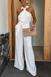 Camilladress Collared Sleeveless Wide Leg Pocketed Jumpsuit