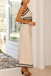 Camilladress One Shoulder Cut Out Waist Ric Rac Color Block Maxi Dress