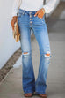 Camilladress Fashion Ripped Bell Bottom Jeans