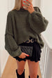 Camilladress Drop Shoulder Plain Casual Pullover Sweater