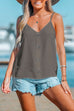 Camilladress V Neck Buttons Lightweight Cami Top