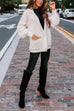 Camilladress Splice Single Button Pocketed Knitting Sweater Blazer