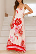 Camilladress Empire Waist Floral Print Maxi Cami Dress