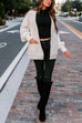 Camilladress Splice Single Button Pocketed Knitting Sweater Blazer