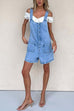 Camilladress Button Up Pocketed Denim Romper