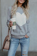 Camilladress Color Block Love Heart Knit Sweaters