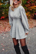 Camilladress High Waist Swing Skirt Sweatshirt Dress