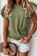 Camilladress Stylish Ruffle Short Sleeve T-shirt