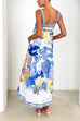 Camilladress Pocketed Side Slit Printed Maxi Cami Dress