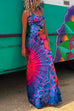 Camilladress Criss Cross Backless Tie Dye Maxi Cami Dress