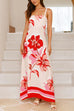 Camilladress Empire Waist Floral Print Maxi Cami Dress