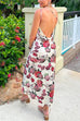 Camilladress One Shoulder Backless Floral Maxi Cami Dress