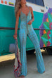 Camilladress Lace Up Bell Bottoms Tie Dye Cami Jumpsuit