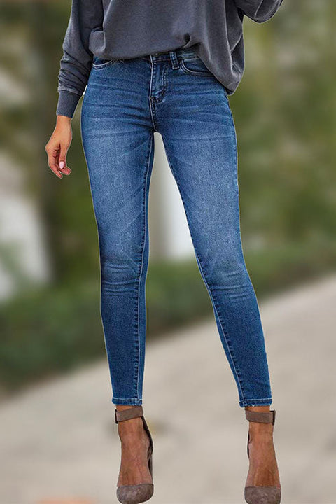 Camilladress Stretchy Mid Rise Skinny Denim Pants