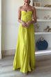 Camilladress Exquisite Strapless Pleated Maxi Party Dress