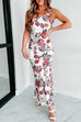 Camilladress One Shoulder Backless Floral Maxi Cami Dress