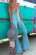 Camilladress Lace Up Bell Bottoms Tie Dye Cami Jumpsuit