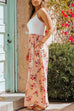 Camilladress Floral Printed Splice Maxi Cami Holiday Dress