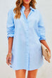 Camilladress Classic Drop Shoulder Long Sleeves Oversized Blouse Shirt