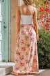 Camilladress Floral Printed Splice Maxi Cami Holiday Dress