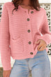 Camilladress Button Up Chunky Knit Pretty Short Cardigan