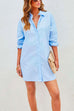 Camilladress Classic Drop Shoulder Long Sleeves Oversized Blouse Shirt