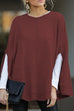 Camilladress Crewneck Batwing Sleeve Cloak Top