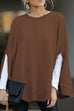 Camilladress Crewneck Batwing Sleeve Cloak Top