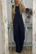 Camilladress Chic Tulip Hem Sleeveless Long Top Wide Leg Pants Set