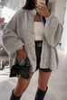 Camilladress Drop Shoulder Button Up Slouchy Sweater Cardigan