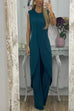 Camilladress Chic Tulip Hem Sleeveless Long Top Wide Leg Pants Set