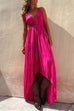 Camilladress V Neck High Low Hem Tie Dye Maxi Cami Dress