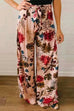 Camilladress Tie Waist Wide Leg Bohemia Printed Beach Pants