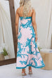 Camilladress Strapless Tube Unique Print Swing Maxi Dress