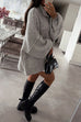 Camilladress Drop Shoulder Button Up Slouchy Sweater Cardigan