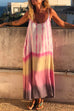 Camilladress Spaghetti Strap Sleeveless Tie Dye Maxi Dress