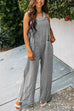 Camilladress Button Strap Sleeveless Jumpsuit with Pockets