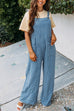 Camilladress Button Strap Sleeveless Jumpsuit with Pockets