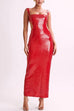 Camilladress Sleeveless Open Back Sequin Bodycon Maxi Party Dress