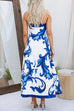 Camilladress Strapless Tube Unique Print Swing Maxi Dress